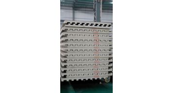 Polyurethane Fireproof Sandwich Panel Aluminum Roof Tile Polyester Powder Enviro